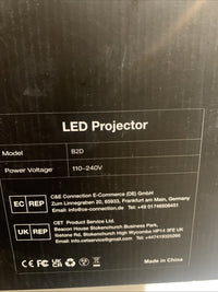 [Electric Focus] GROVIEW Mini Projector Bluetooth, Fully Sealed Por... Fast Ship1