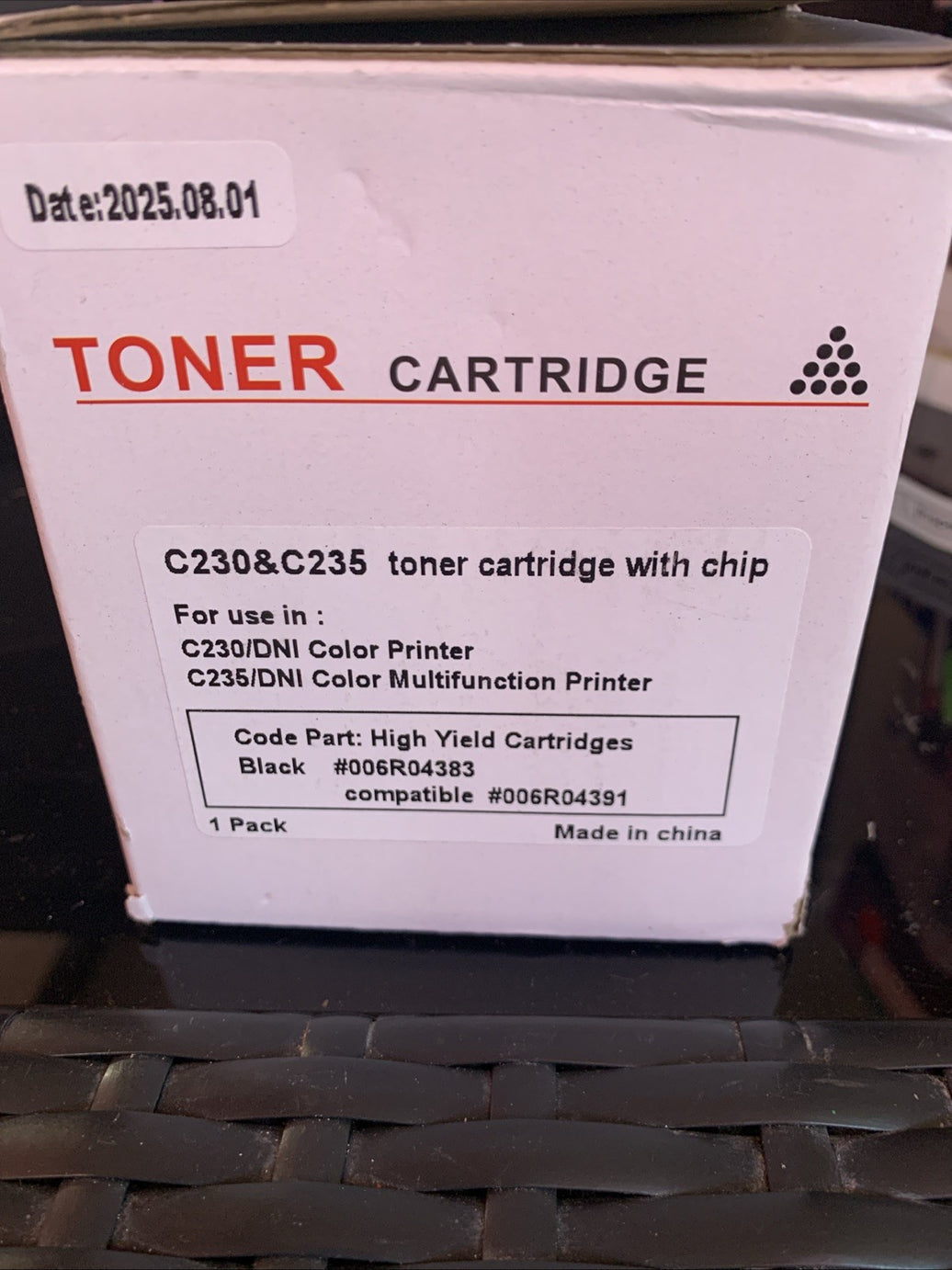 1 Pack C230 C235 Yellow Toner Cartridge for Xerox C230DNI C235 C235DNI Printers0