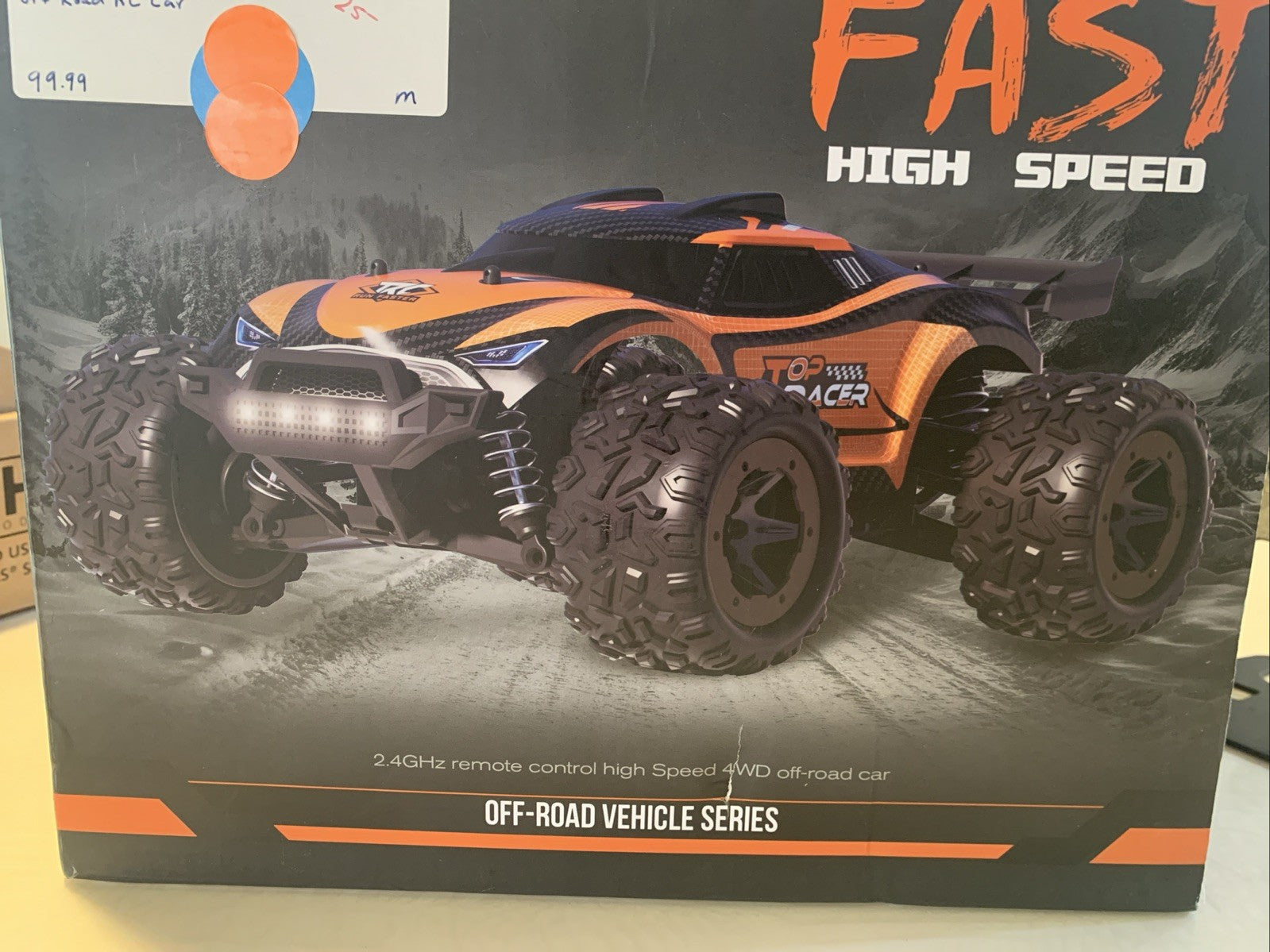 Remote Control Car, High Speed All Terrain off Road Fast RC Cars with 2.4 Ghz,0