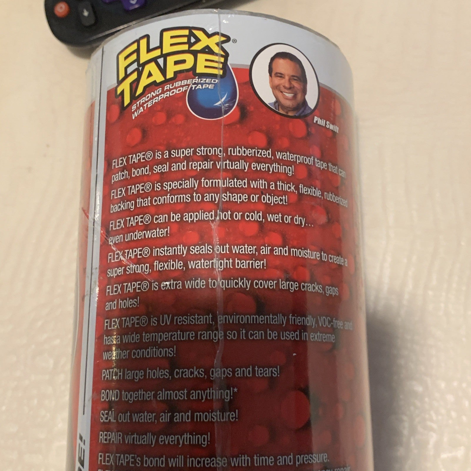 Flex Seal Tape 12 in x 10 ft Clear Original Thick Flexible Rubberized Waterproof8