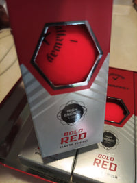 Callaway Golf super fast  Bold RED Golf Balls ~NEW~ THREE  15 Balls6