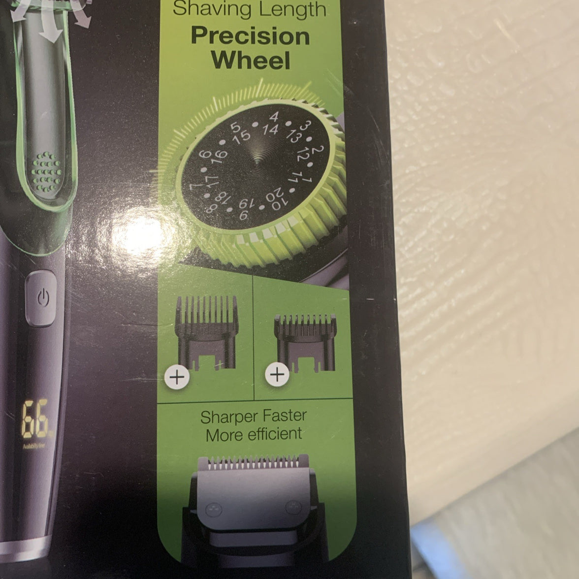 SHPAVVER Vacuum Beard Trimmer for Men, Rechargeable Mustache Trimmer2