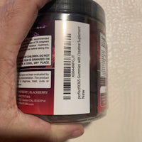 Creatine Monohydrate Berry Gummies Complex 8000mg w L-carnitine 120 Ct Exp 1/272
