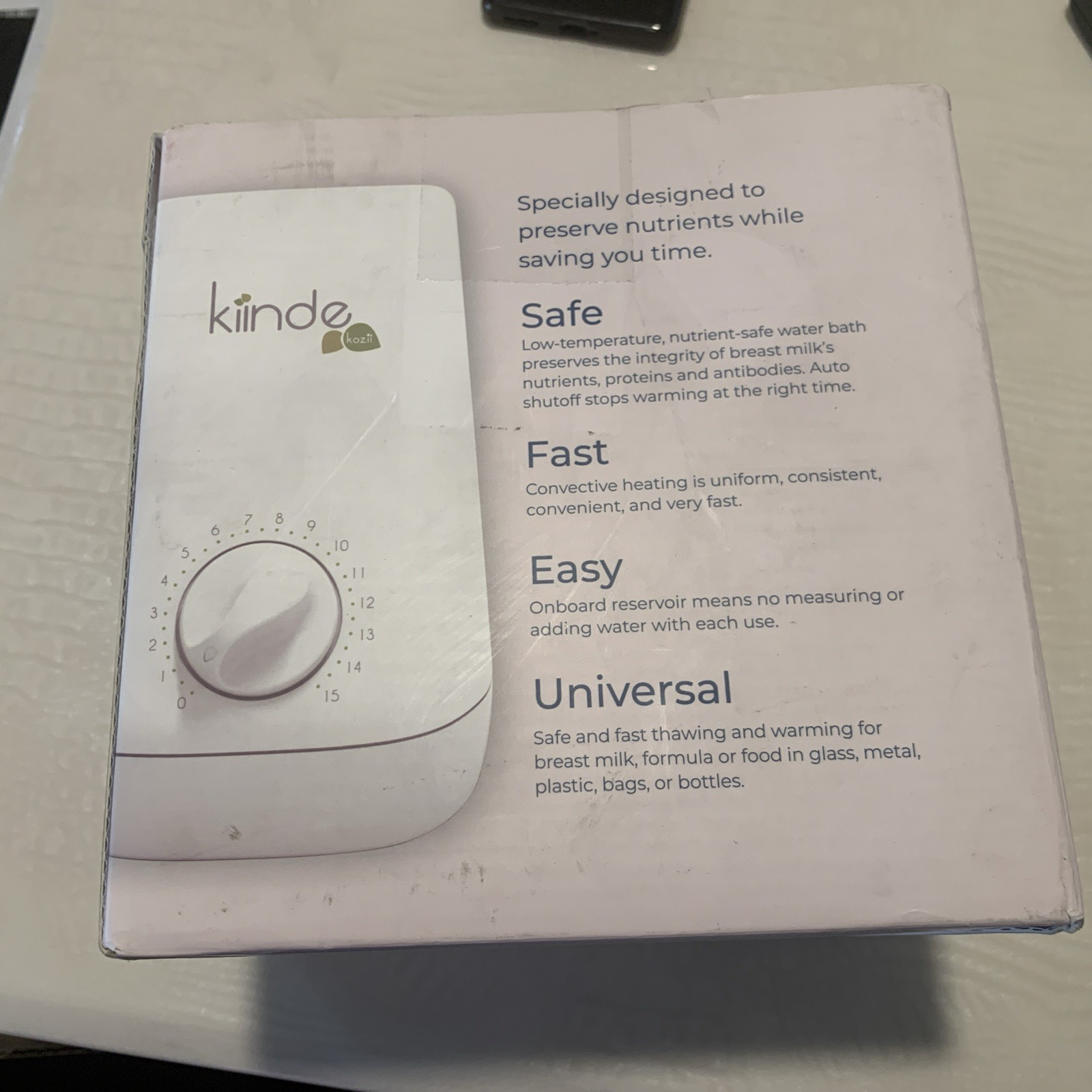 Kiinde Kozii Baby Bottle Warmer for Breast Milk with SAFEHeat Technology2