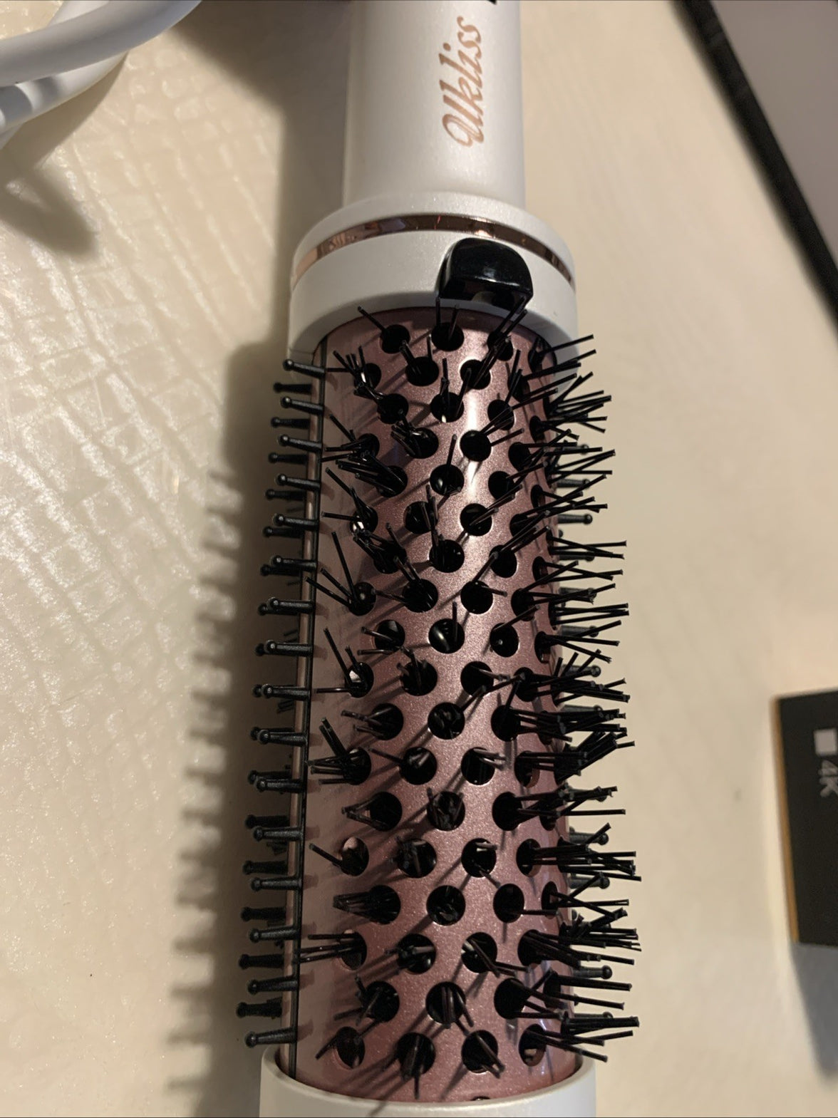 Ukliss Complete Hair Styler Pro, Thermal Brush 1.5” White And Gold7