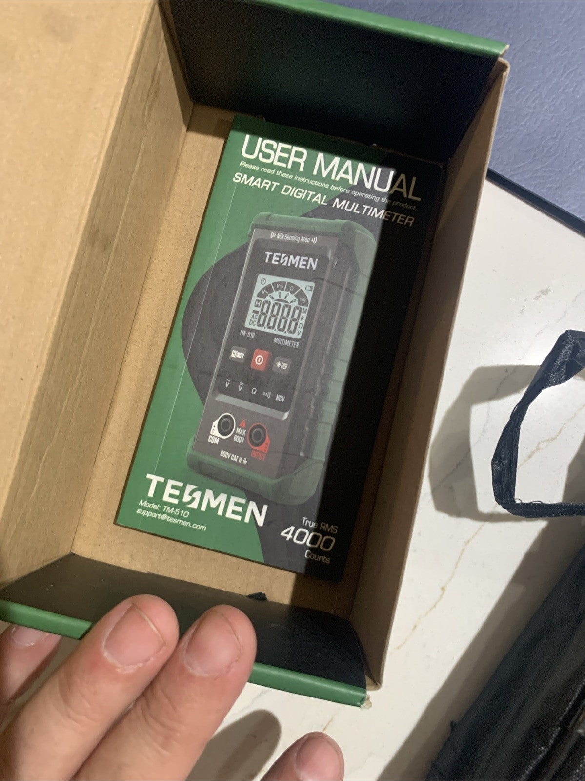 TESMEN TM-510 Digital Multimeter 4000 Counts Smart Measurement Auto Ranging,5