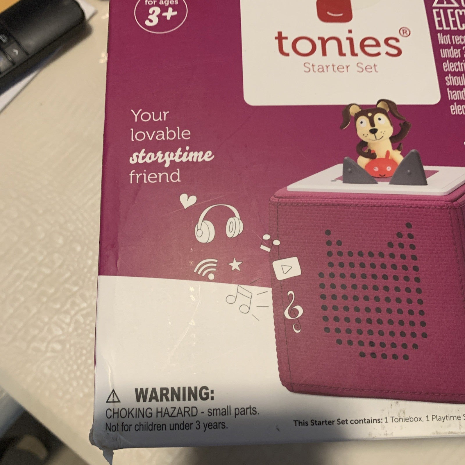 Tonies Toniebox Playtime Puppy Starter Set - Pink New Sealed #100007631