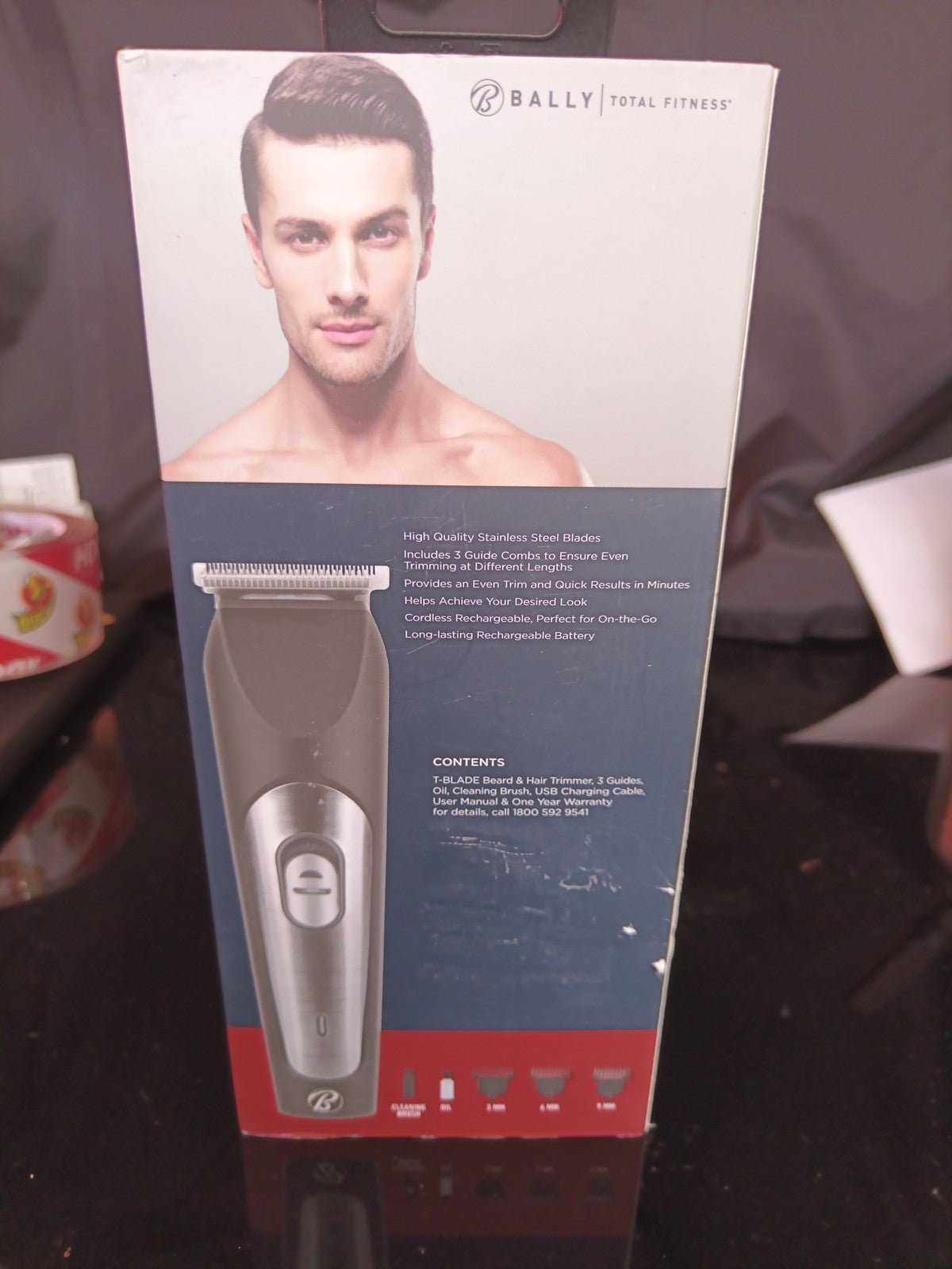 New BALLY TOTAL FITNESS Men's Hair & BeardClipping kit Shaver1