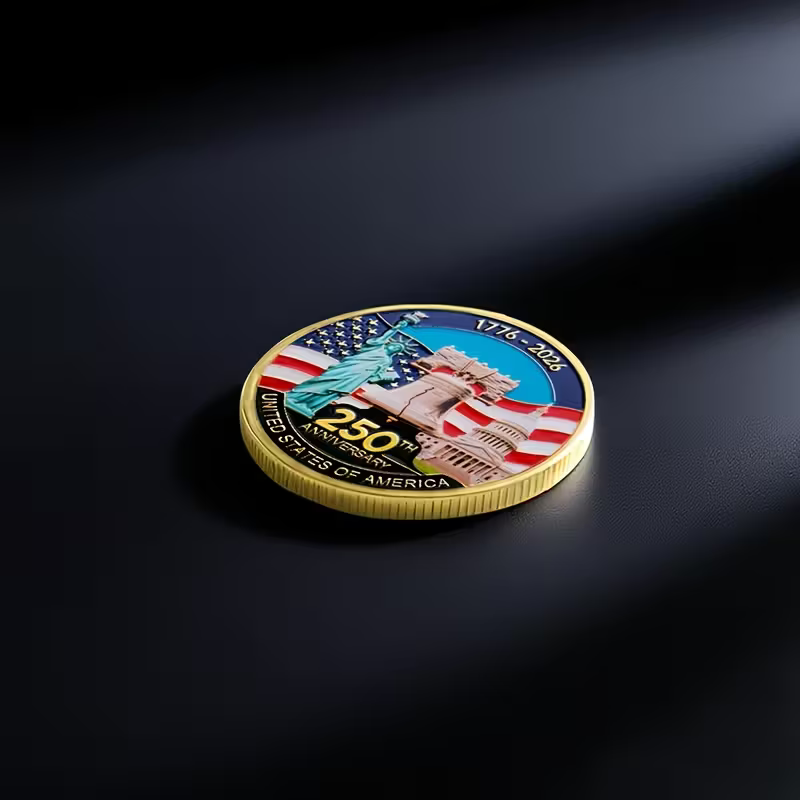 250 American Anniversary Challenge Coin3