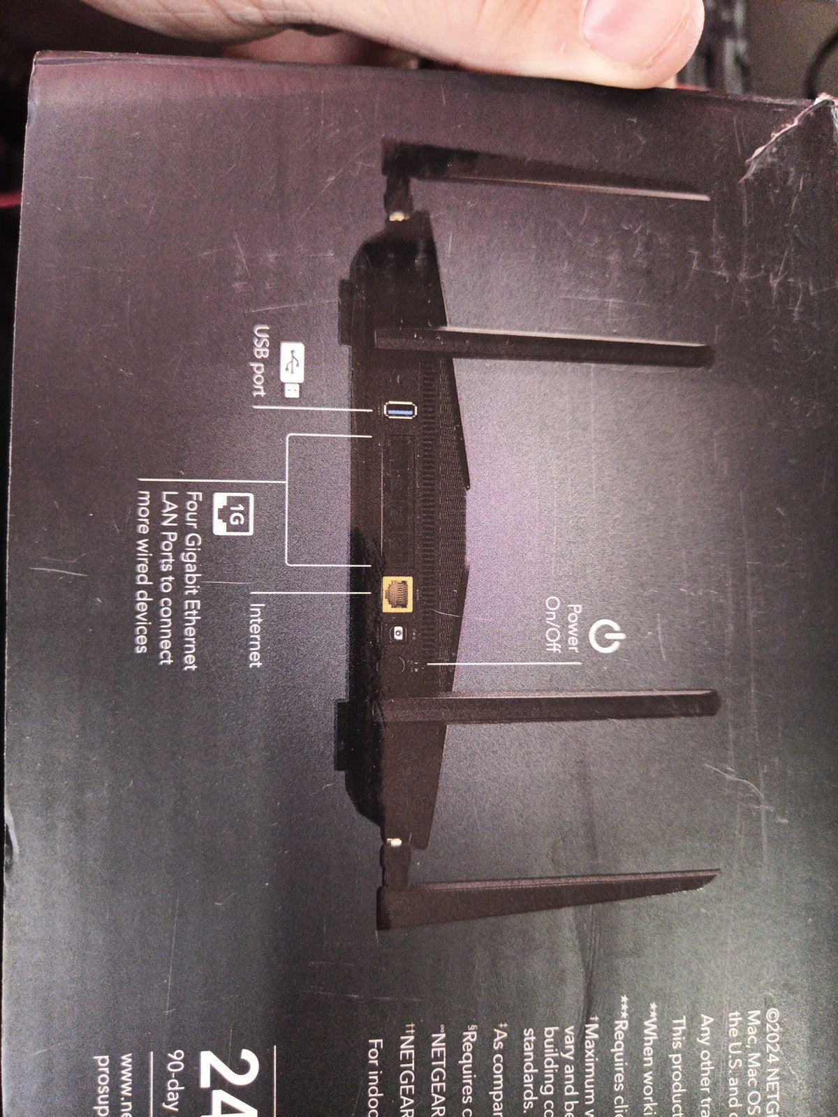 NETGEAR Nighthawk 6Stream Dual-Band WiFi 6 Router (RAX54S) AX5400 Wireless Speed5