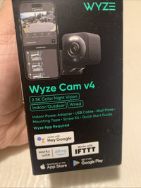 Wyze Cam v4, 2.5K WiFi Security Camera, Indoor/Outdoor Cameras for Home Security1