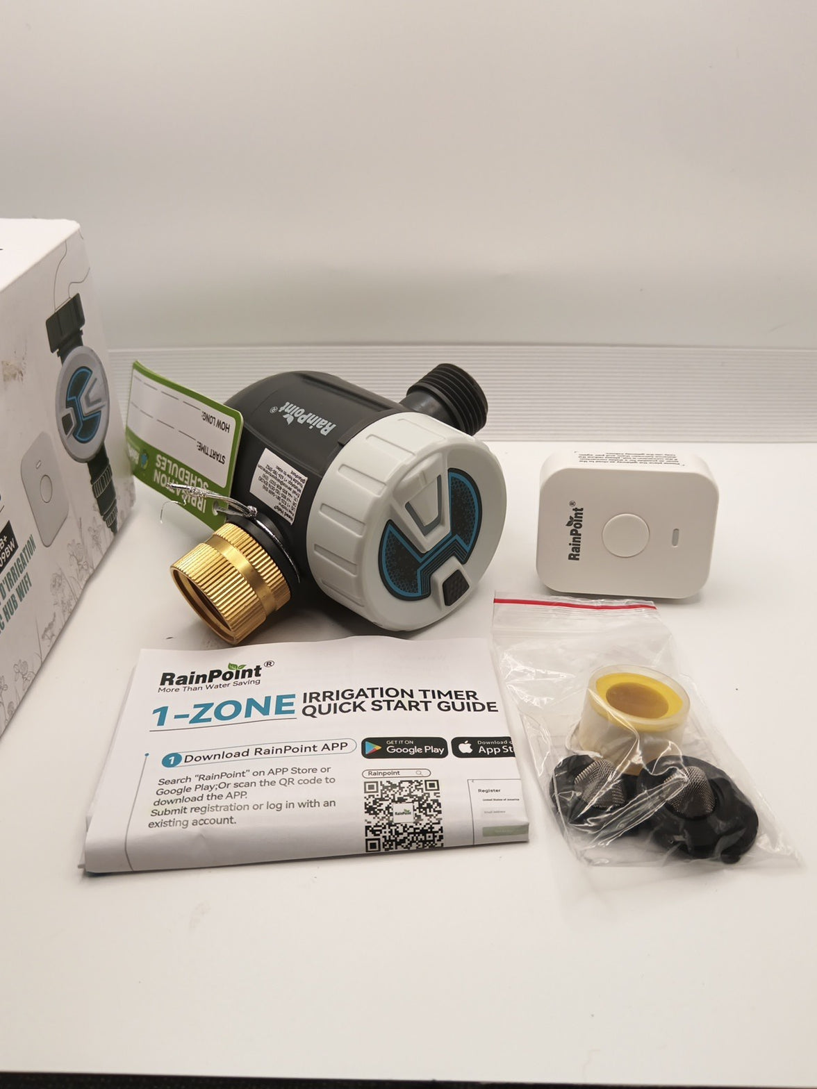 RAINPOINT Sprinkler Timer WiFi Water Timer, Smart Wireless Hose Faucet Timer ...4