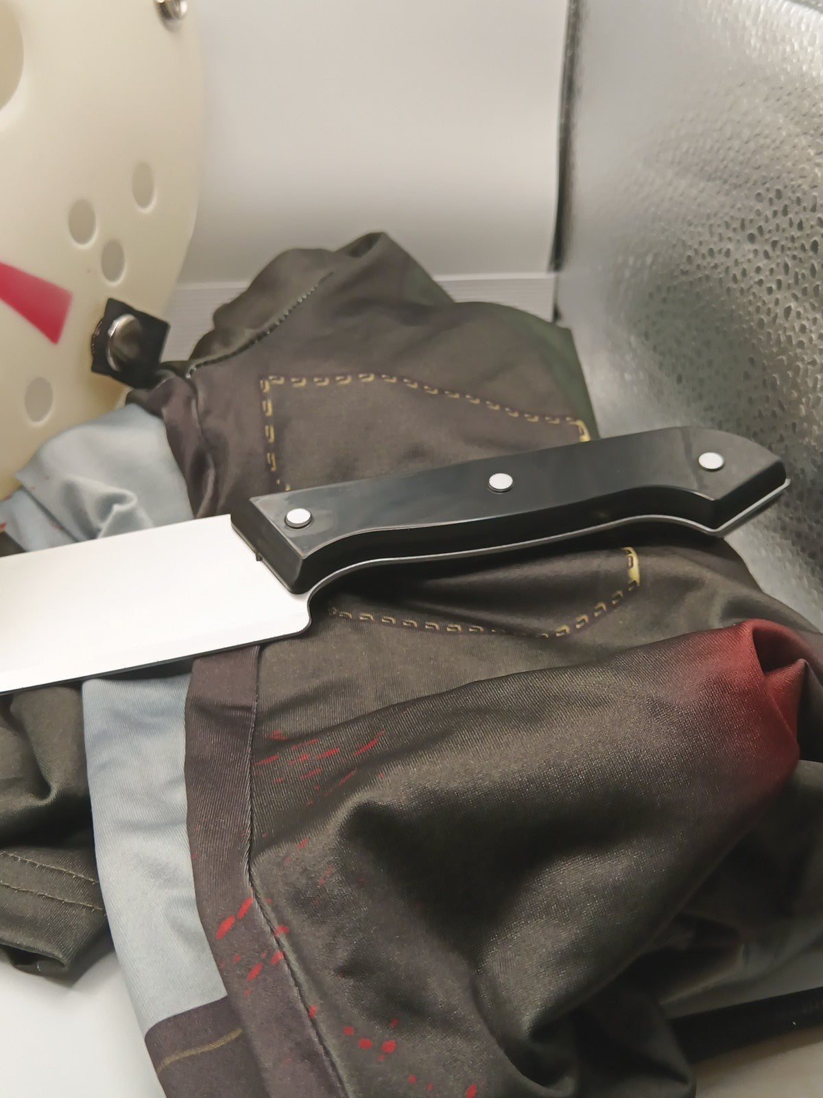 A9TEN Jason Mask Costume, Friday the 13Th Jason Voorhees Hockey Mask Knife4