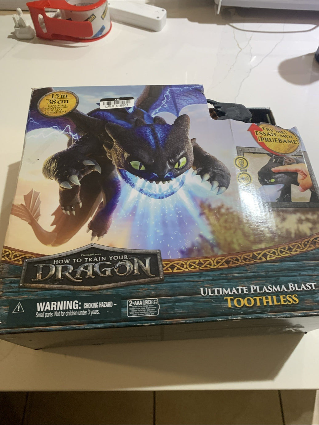2025 How To Train Your Dragon Ultimate Plasma Blast Toothless Open Box0
