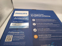 PHILIPS HD Elite Signal Finder Amplified Antenna 60 Mile Range (10ft Coax)6