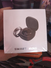 Smart Ring ECTRI Silver Ring NWT New In Box Charging Capsule & Cords Size 90