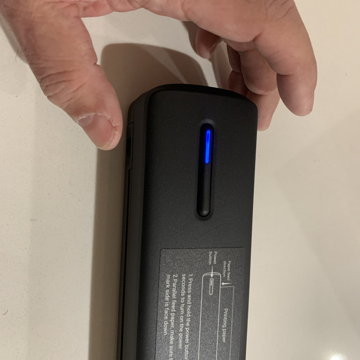 Portable Printer Wireless for Travel, A4 US Letter Thermal Printer Black 203dpi2