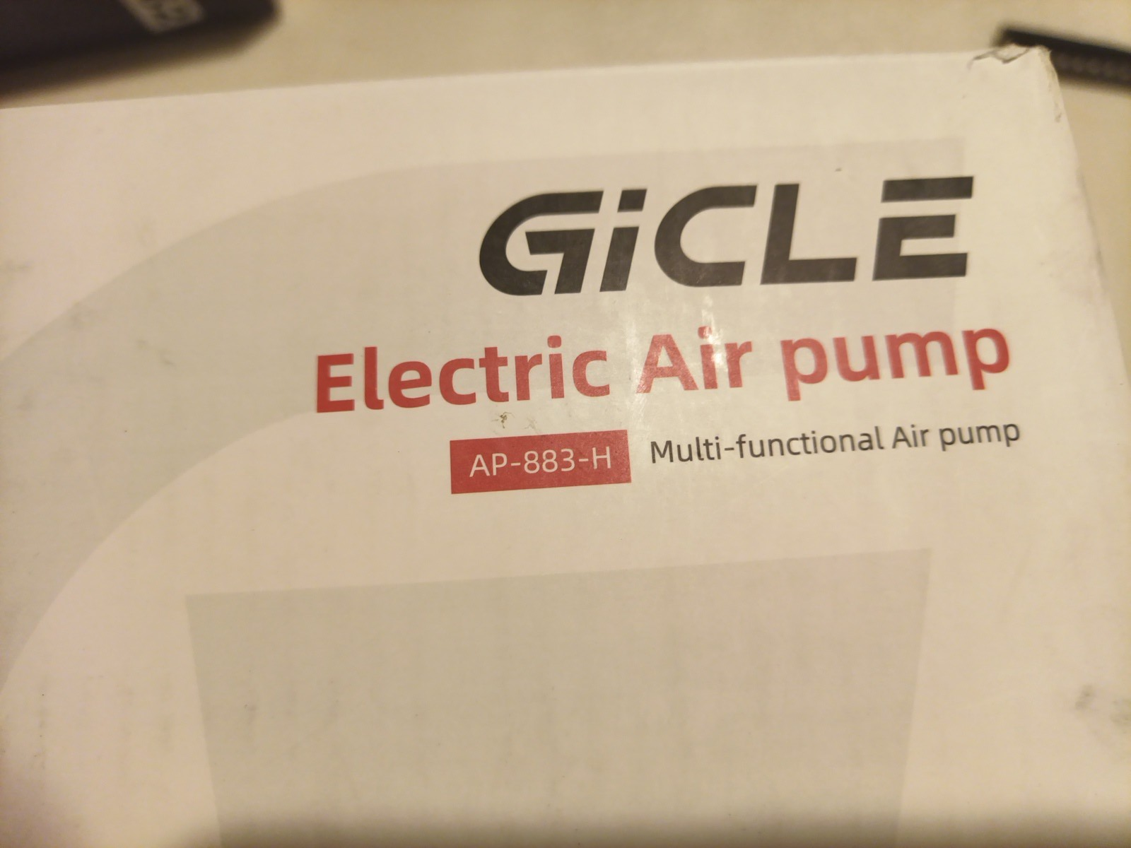 Gicle Electric Air Pump With Digital Display And Up To 60 Psi Ap-833-H Brand New1