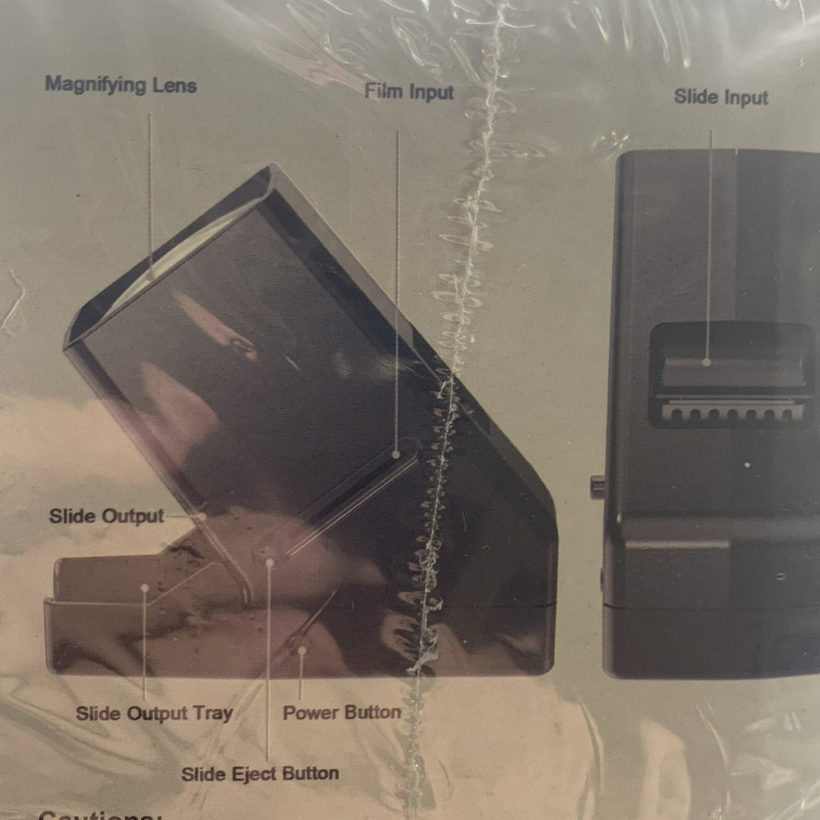 Rybozen 35mm Slide Viewer LED Daylight 3X Magnification AA Battery Powered Desk 5