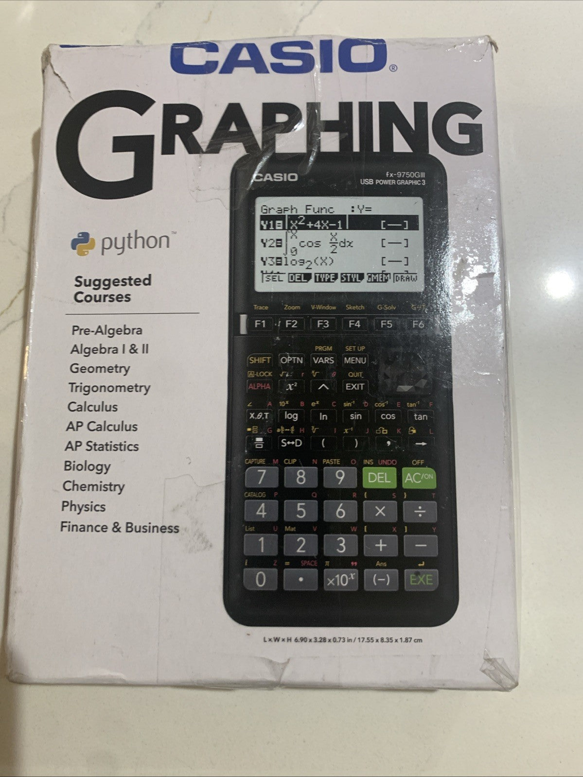 Casio Graphing Calculator Python SAT/ACT ApprovedFX-9750G1110