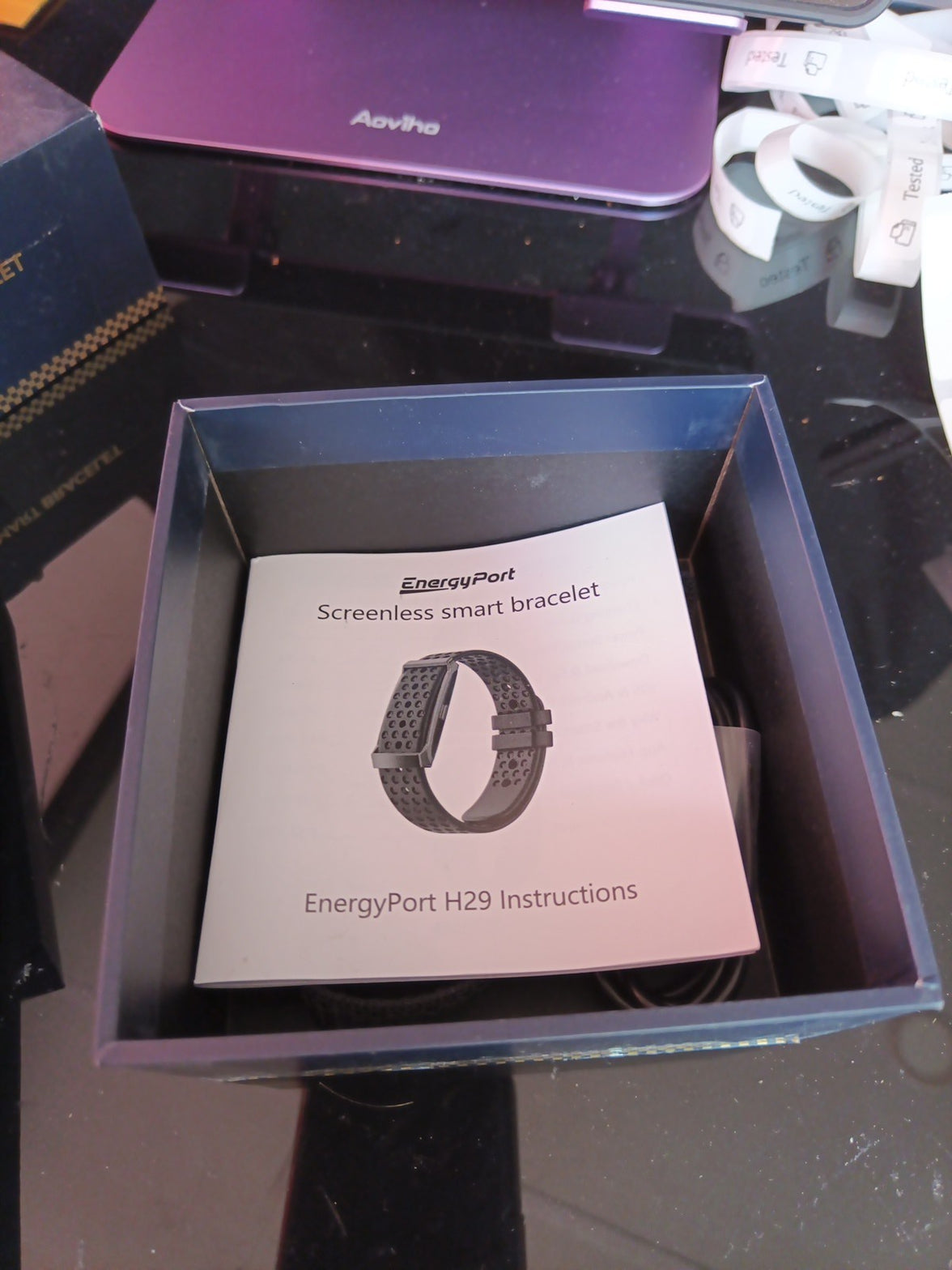 EnergyPort H29 Smart Bracelet – Screenless Fitness Tracker HR Sleep Monitor6