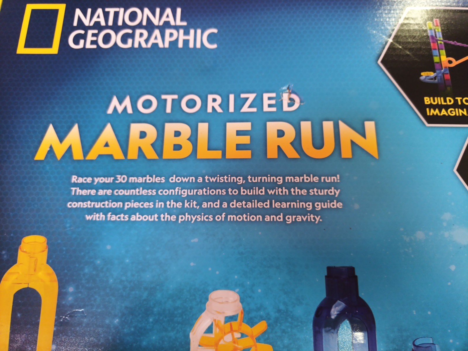 National Geographic Motorized Marble Run 150 Piece STEM Toy Spiral Elevator6
