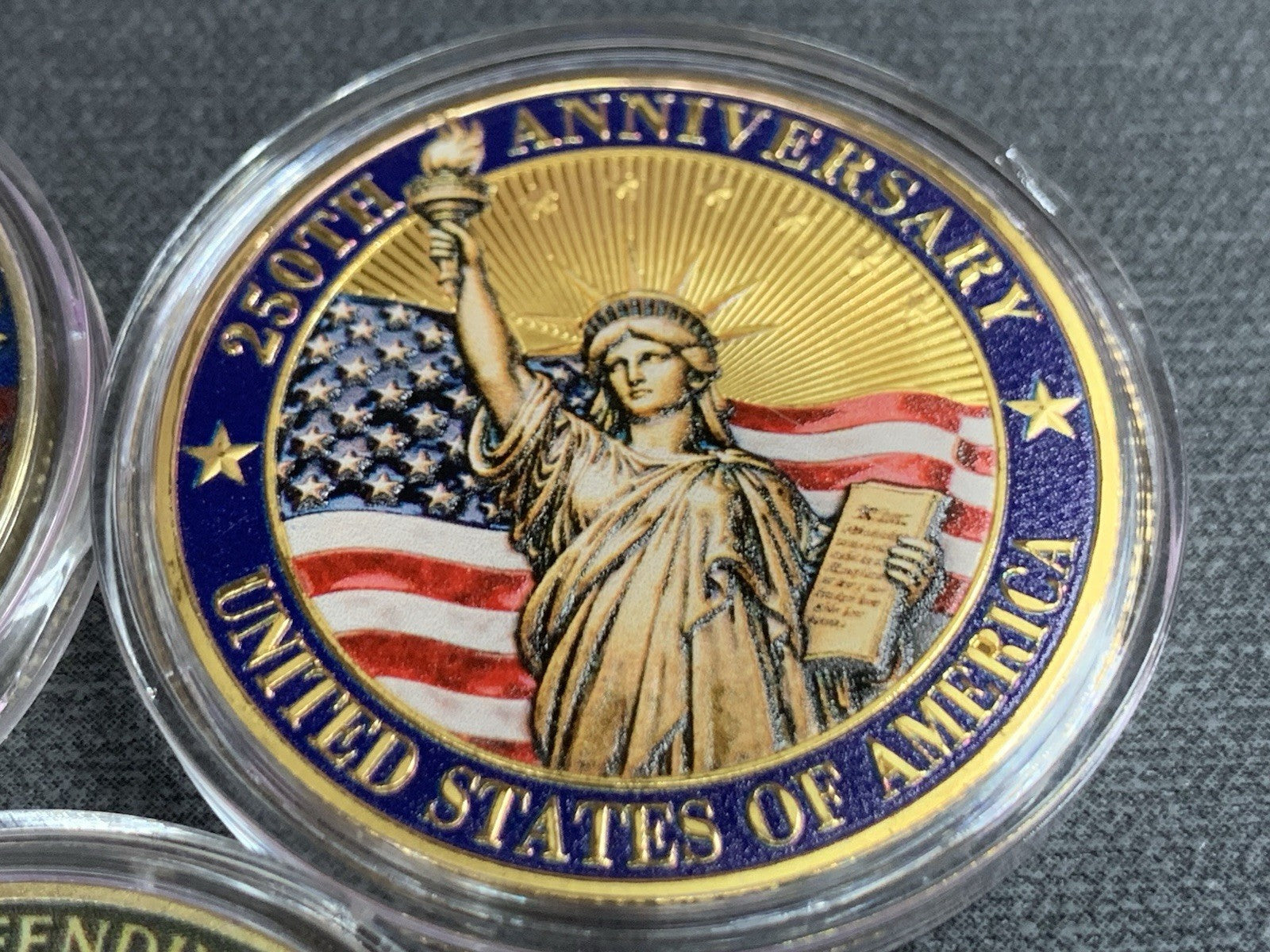 Set Of 7 Different America 250th Anniversary Commemorative Challenge Coin $ave!!9