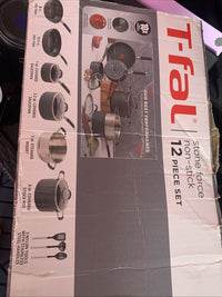T-Fal Cookware Stone Force Nonstick Cookware Set 12 Piece See Photos6