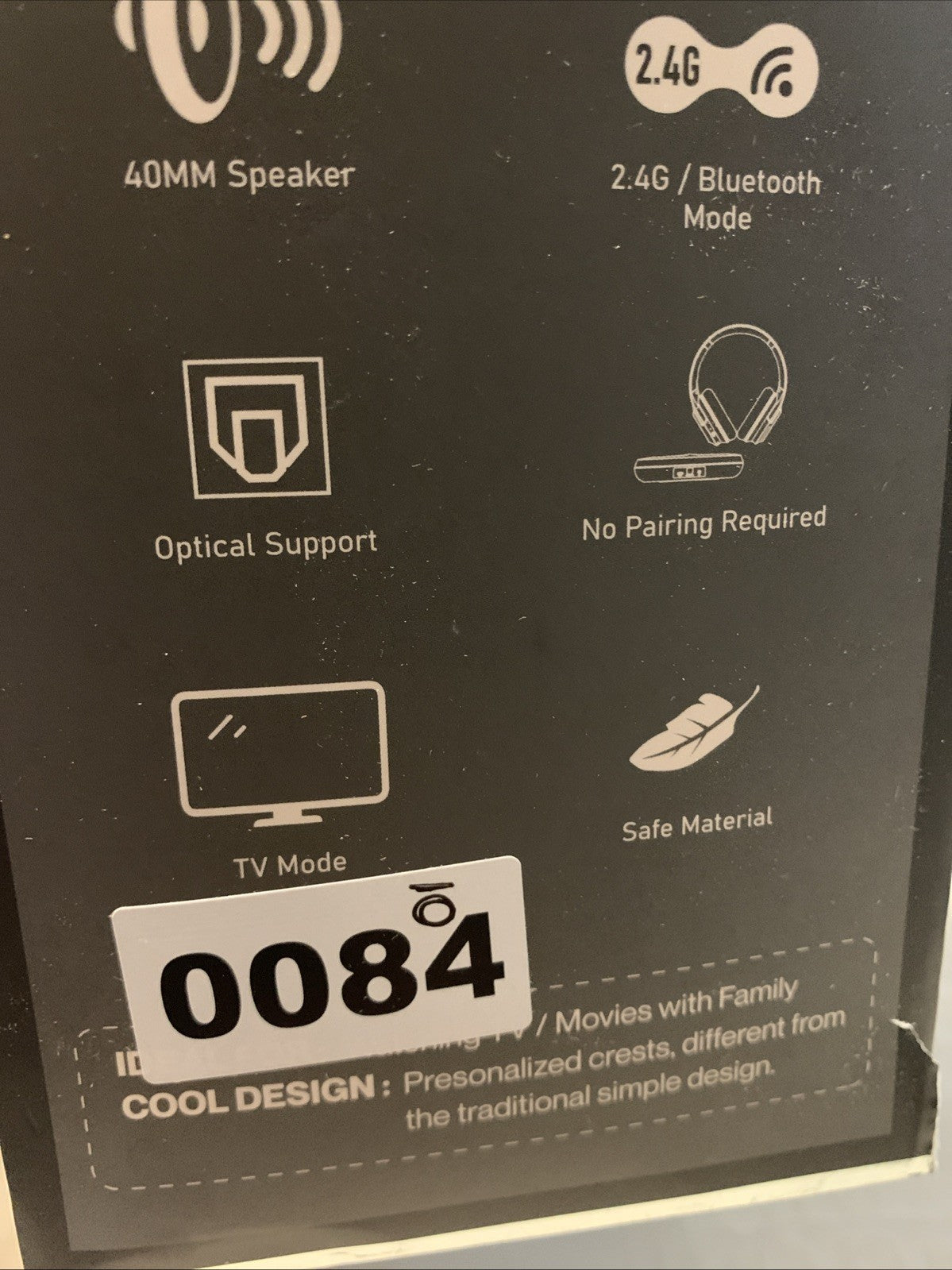 Gorsun TV3 Wireless TV Headphones Ensemble 2.4G Bluetooth Optical6