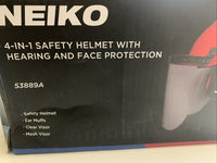 New Neiko 4-IN-1 Safety Helmet with Hearing and Face Protection in Origin Box9