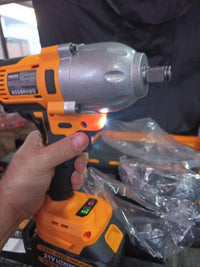 Cordless Impact Wrench 1/2 Inch, 1000N.m (740Ft-lbs) Brushless Impact Gun, 33...7