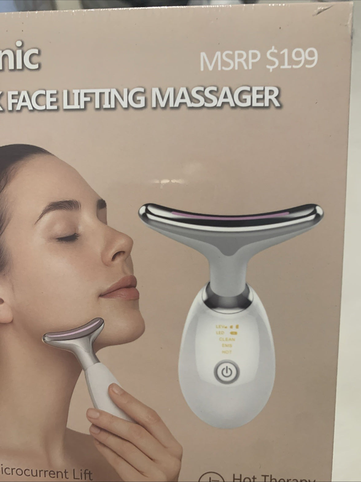 EMS Thermal Neck Lifting &Tighten Massager Electric Microcurrent Wrinkle Remover3