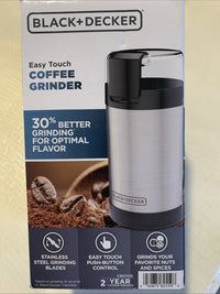 BLACK+DECKER CBG110S Blade Coffee Grinder Stainless Steel Silver/Black0