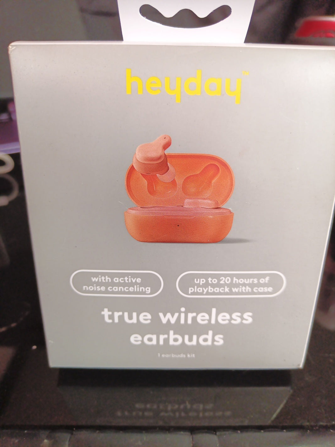 heyday TRUE WIRELESS EARBUDS/ORANGE IN CASE -NEW0