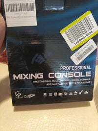 Professional DJ audio mixer, 4-channel DJ mixer, Bluetooth sound mixer, suppo...0