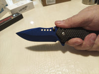 Razor - Assisted Opening Liner Lock Knife' Blue And Black3