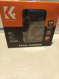 K&F Concept 4K 48MP Trail Camera with No Glow Night Vision, 0.1s Trigger Time0
