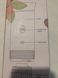 Portable Electric Espresso Maker KF-JN-02, Gray, Ground/Capsule, USB, Scoop3