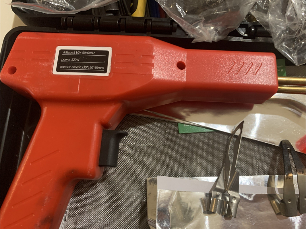 Plastic Welding Kit 220W Hot Stapler Car Bumper Repair Tool, See Pics1