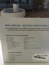 Alviera Air Purifiers for Bedroom, H13 True HEPA Filter for Smoke Pollen Dander3