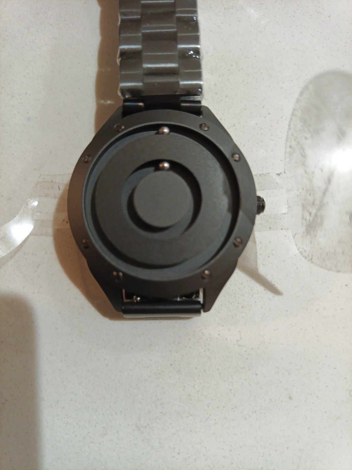 Iron Ball Magnetic Pointer Men's Watch1