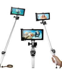 Waterproof Selfie Stick, Extendable Phone Selfie Stick with Wireless Remote S...2