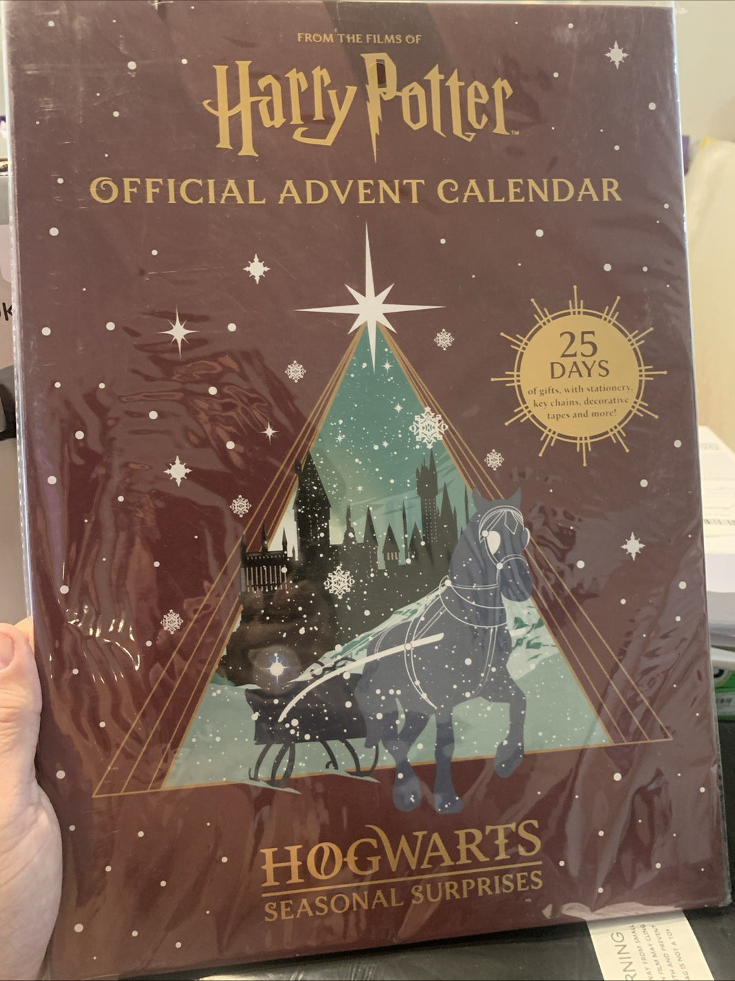 New! Harry Potter Official Advent Calendar Hogwarts Seasonal Surprises: 25 Days0