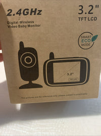 Hello Baby HB66PRO Baby Monitor 3.2" TFT  LCD 2.4GHz New0