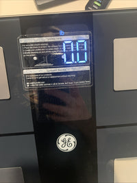 GE Cs20f Smart Body Fat Scale Up To 397 Lbs w/ Quick Start Guide New 12