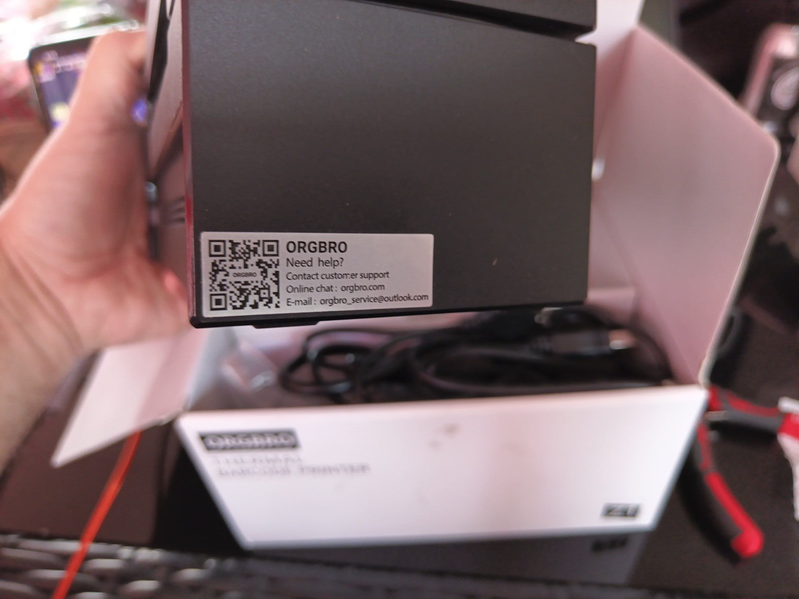 ORGBRO Z1 Thermal Label Printer | USB Barcode Shipping Printer – New Open Box5