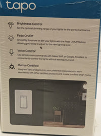 NEW TP-Link Tapo Smart Wi-Fi Light Switch  White S5003