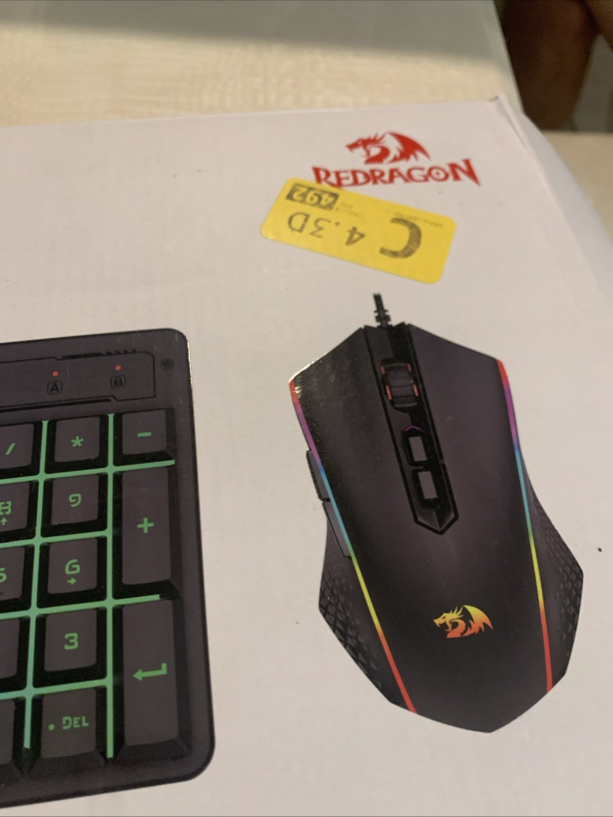 Red Dragon S107rgb Wired  Gaming Keyboard and Mouse Combo RGB Backlit LED2