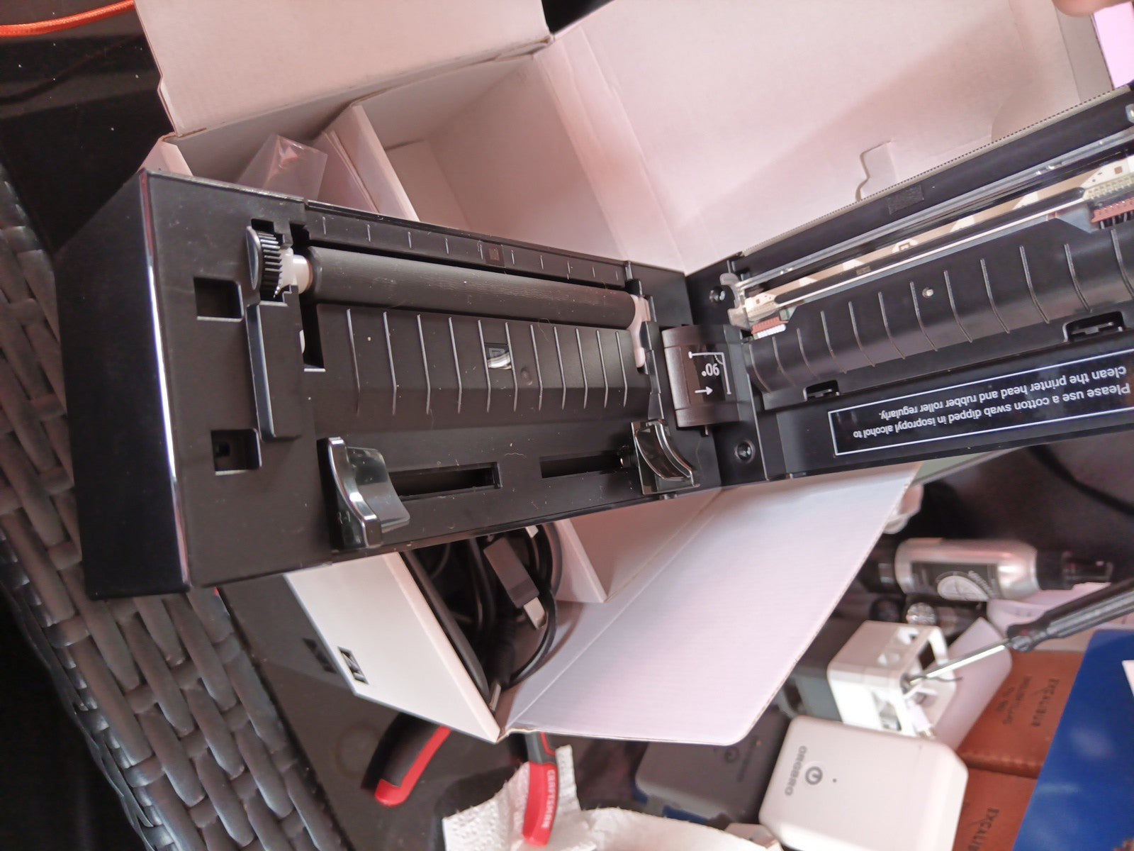 ORGBRO Z1 Thermal Label Printer | USB Barcode Shipping Printer – New Open Box6