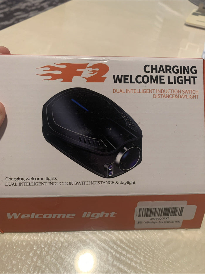 Welcome Light Intellisense High-Definition Projection Rechargeable, Red Horse Am0